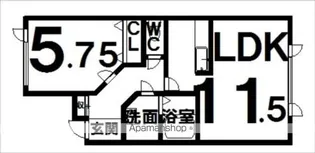 チェリーハウス【1階】の間取り